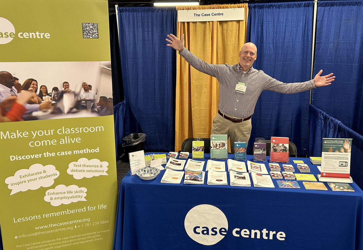 Finish the @FBDOnline 2023 conference on a high note! Drop by @TheCaseCentre exhibit to talk about #caseteaching #casewriting #caselearning and make your classroom come alive with #casemethod