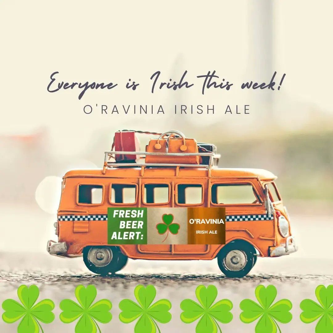 SteepRavineBrew's tweet photo. We've got Irish Ale on Nitro and so many tacos ready to help you celebrate the Green!!!
#O'Ravinia!
#HighlandPark
#BeermudaTriangle
#LoganSquare https://t.co/5bmlgfsFvW