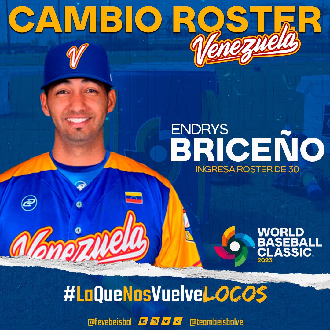 Team Beisbol Venezuela on Twitter "Cambios roster WBC wbcbaseball