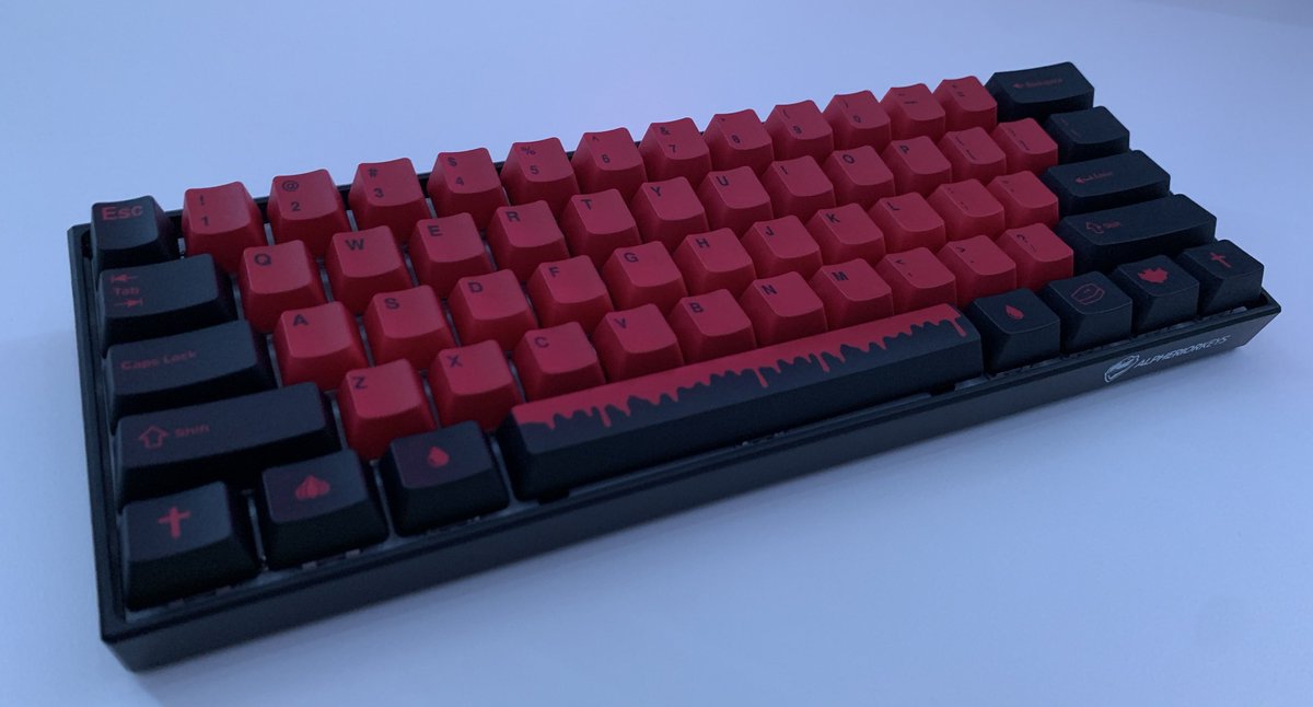 AlpheriorKeys's tweet image. 👹🩸💉Blood Thirsty💉🩸👹

YAYY GIVEAWAY!!! We're Giving Away our AWESOME Blood Thirsty Keycap Set!

-Retweet &amp;amp; Like
-Follow us 
-Comment :) 

Winner Randomly Chosen in 48 Hours 🥳🎉
Good Luck Everyone! 
AlpheriorKeys.com❤️‍🔥
