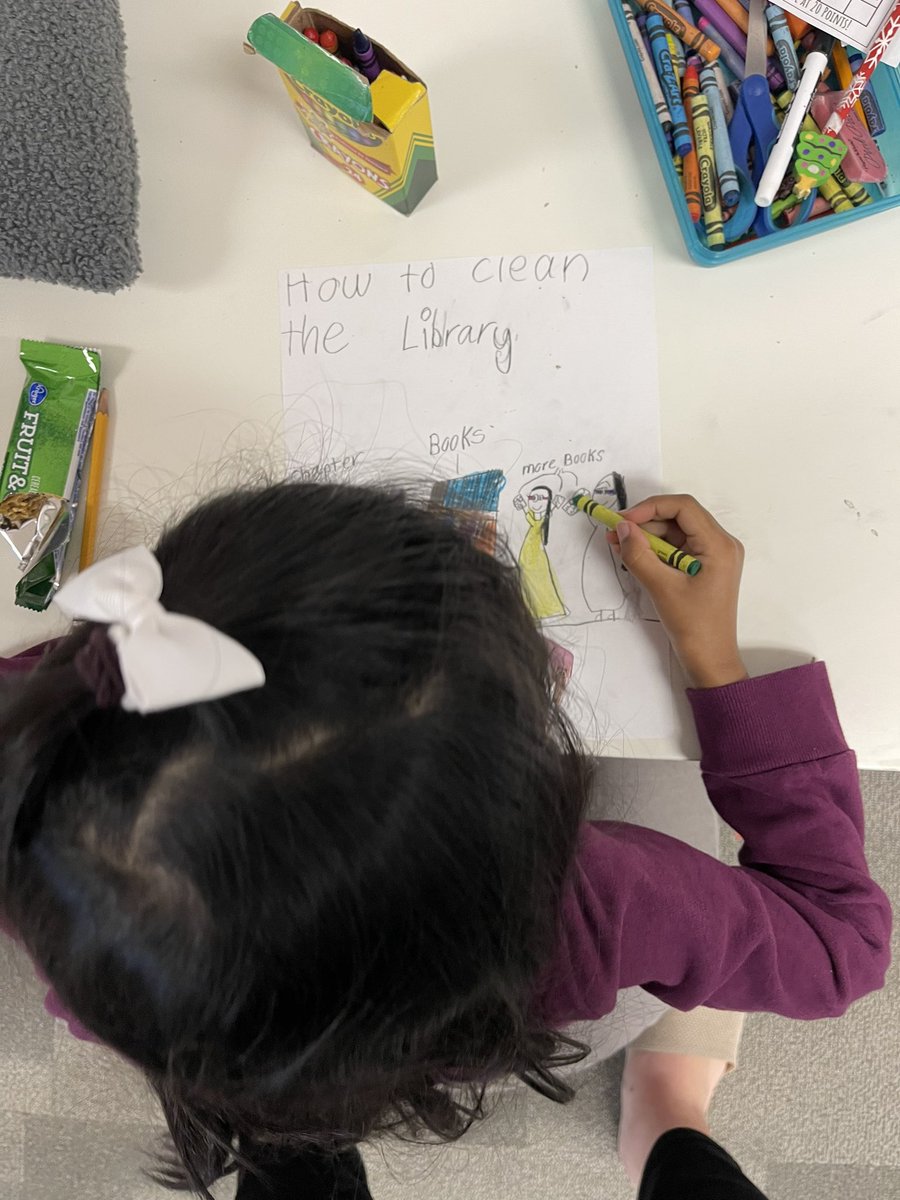 clarksonfirst's tweet image. Problem: our classroom library was not organzied and our buckets were overflowing. ❌
Solution: reorganize our library bins &amp;amp; create a poster teaching how to keep it clean!📚✨ #vaughnspringtraining #classroomlibrary #innovative @VaughnElemFISD