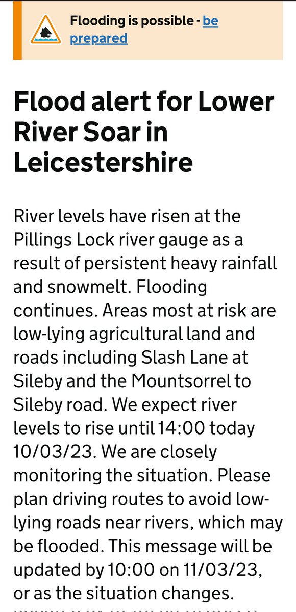 Sileby Flood Warden. tweet media