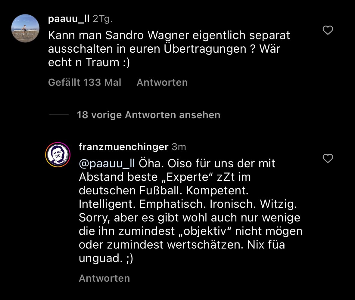 franzmunchinger's tweet image. 📺⚽️🎙️👨🏻👍🏻 @DAZN_DE #bestermann #SandroWagner #ausliebezufootball #uefachampionsleague #ChampionsLeague #FCBPSG #rannfl #dazn #Fussball