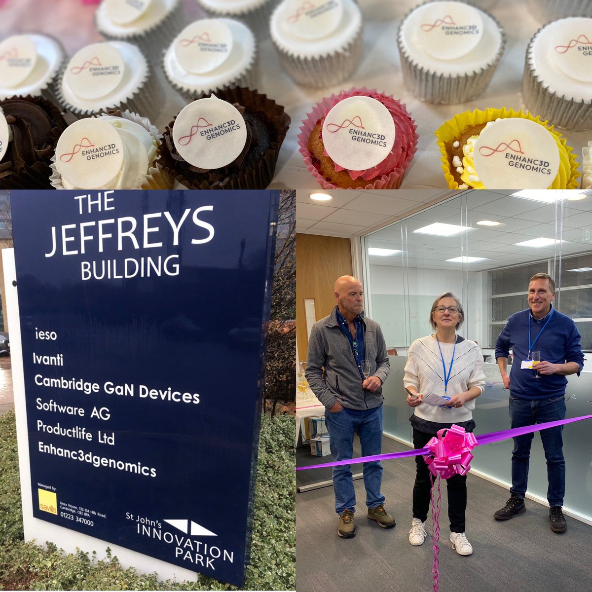 Congrats to the #Enhanc3dGenomics team on the official opening of the new facilities!