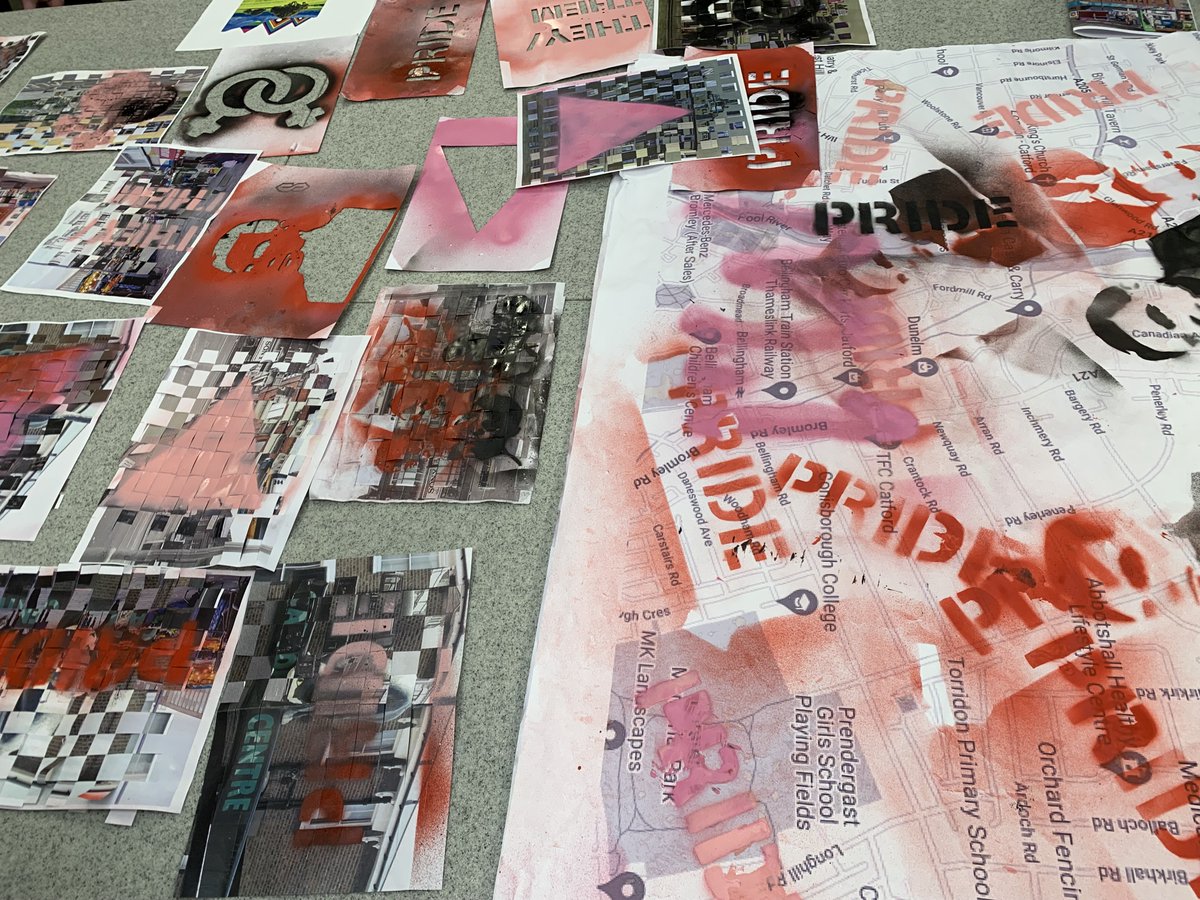 Check out some of the amazing work our talented students made in an art workshop this week, focussing on LGBTQ+ activism and symbols of activism in #Lewisham! #fhsandproud <a href="/Forest_HillSch/">Forest Hill School</a>