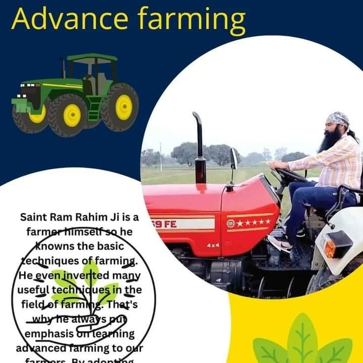 soniamehak123's tweet image. Saint Dr MSG shared his opinion on the use of green manure, which not only helps in increasing  crop yield but also helps in improving the texture of soil.
#FarmingTips
#FarmingTipsBySaintMSG
#FarmingGuide
#BecomeASmartFarmer

Saint Dr Gurmeet Ram Rahim Singh Ji Insan
