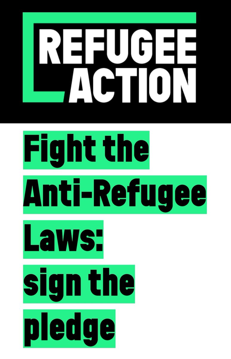 This cruel and unworkable #AntiRefugeeBill 2 breaks international law and removes people’s rights on a whim. It will put people who have fled war and persecution behind bars.
We will stand together and Fight the #AntiRefugeeLaws

Join us: act.refugee-action.org.uk/page/107117/pe…