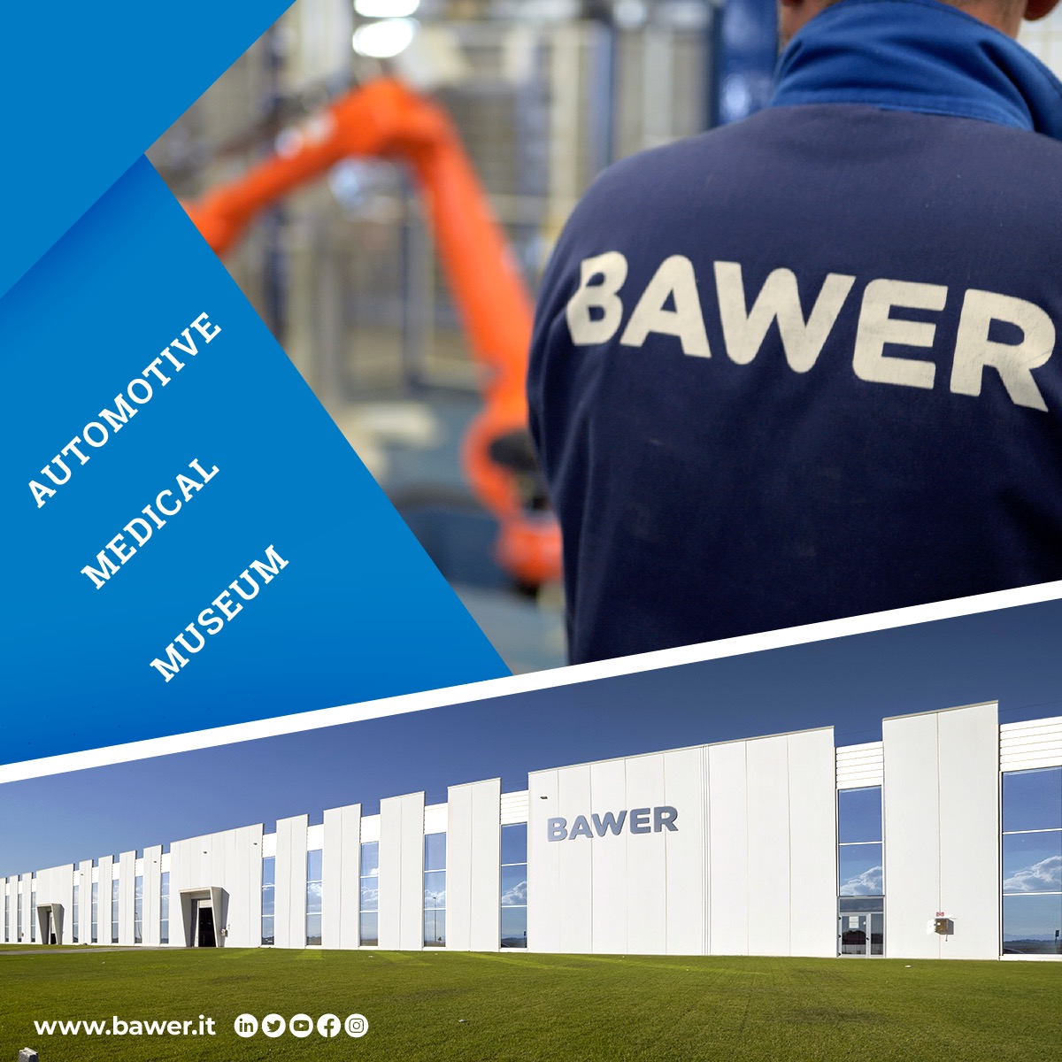 BAWER_SpA's tweet photo. Every day, the Team of each of our Business Units works to create products of extreme quality.

Visit :https://t.co/YxJh5O4vD0

#bawer #bawerautomotive #bawermedical #bawermuseum https://t.co/b5liXog8pv