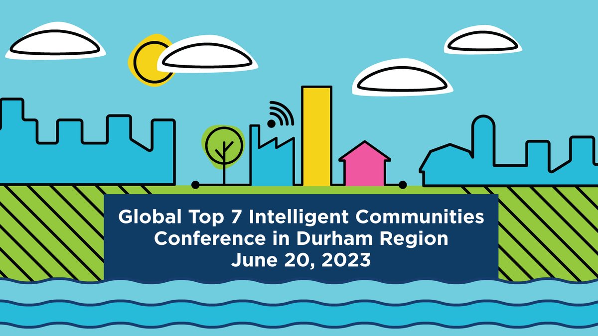 RegionofDurham's tweet photo. The world's most #IntelligentCommunities will be named at this year's Top7 Intelligent Communities Conference in #DurhamRegion! 🌎💡 Join us this June for an exciting event you won't want to miss. @NewCommunities #IntelligentDurham
https://t.co/Sp7JKs5UQx https://t.co/F0iLUaHpkQ