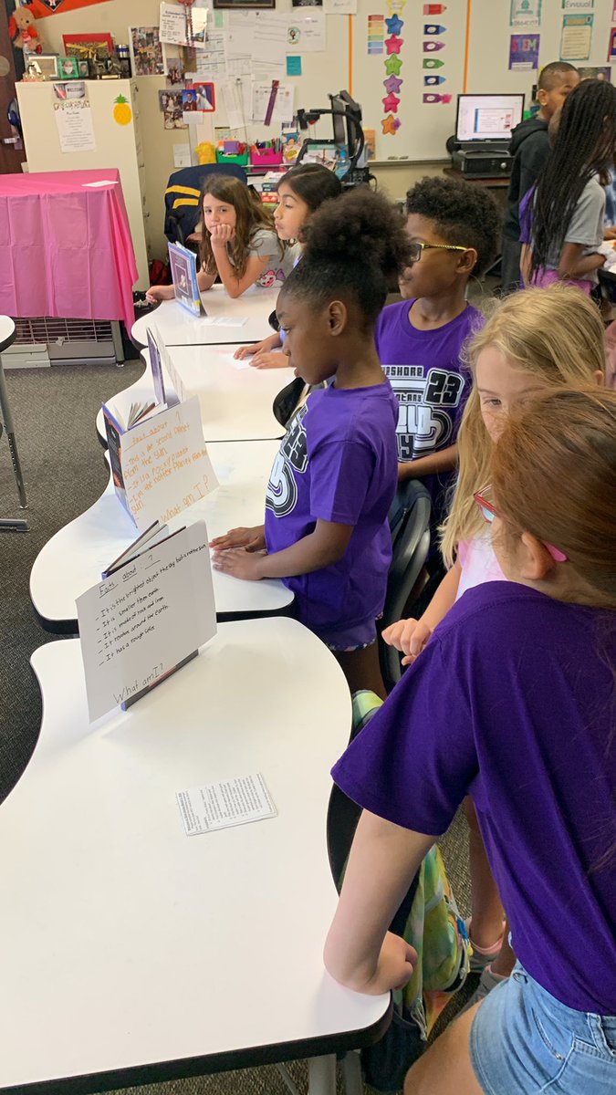 <a href="/mshenry24/">Ms. Henry</a> class learning about the solar system scavenger hunt style. <a href="/HumbleISD_LSE/">Lakeshore Elementary</a> #leopardspotting #kindnessmattersatlse