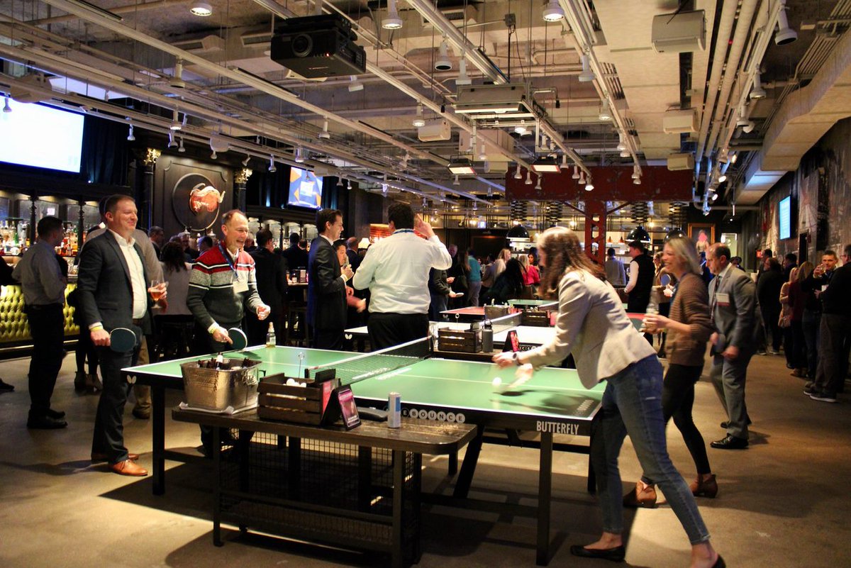 DRICommunity's tweet photo. Attendees of DRI’s ICCI and DRI’s Medical Liability and Health Care Law Seminar had a fun time at last night’s Premier Networking reception at AceBounce sponsored by Skarzynski Marick &amp; Black LLP and Messner Reeves LLP. 

#DRICommunity #Law #DRIInsurance #DRIMedLiability https://t.co/7Y5RXUHMLy