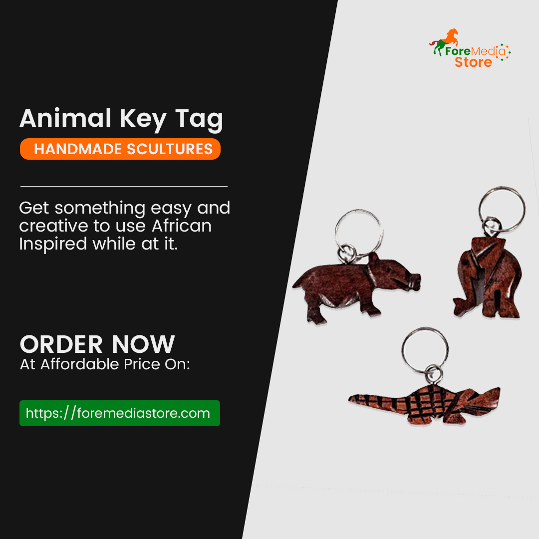 foremediastore's tweet photo. Get something easy and creative to use and African inspired while at it, Animal Key Tag, Handmade Sculptures.

CTA: Order now at affordable price on: https://t.co/lVMBKXvBWt
sculptures/

#animalkeychain #handmadesculptures #keyholders #desktop #bookshelf #windowsill  #uk #us https://t.co/EY6wPKZjuU