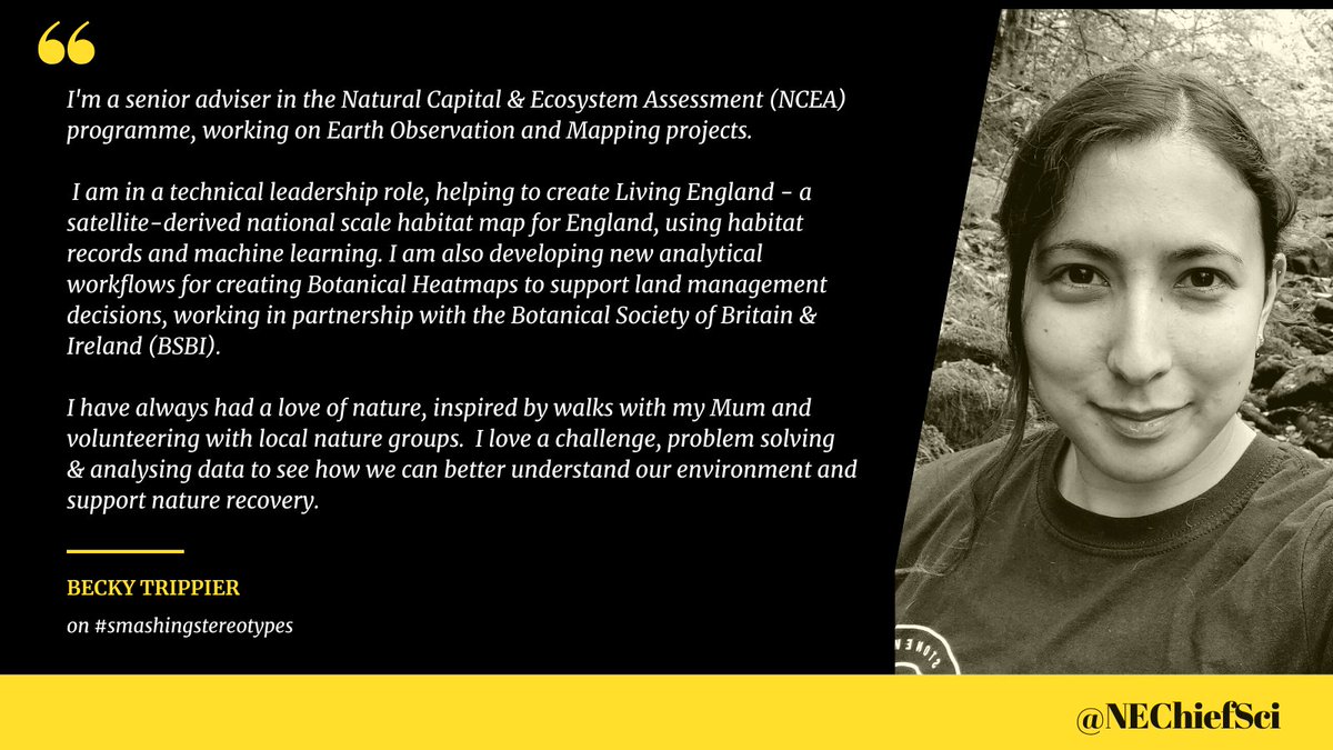 Today is the start of British Science Week and here is one of our scientists who is #SmashingStereotypes #BSW23