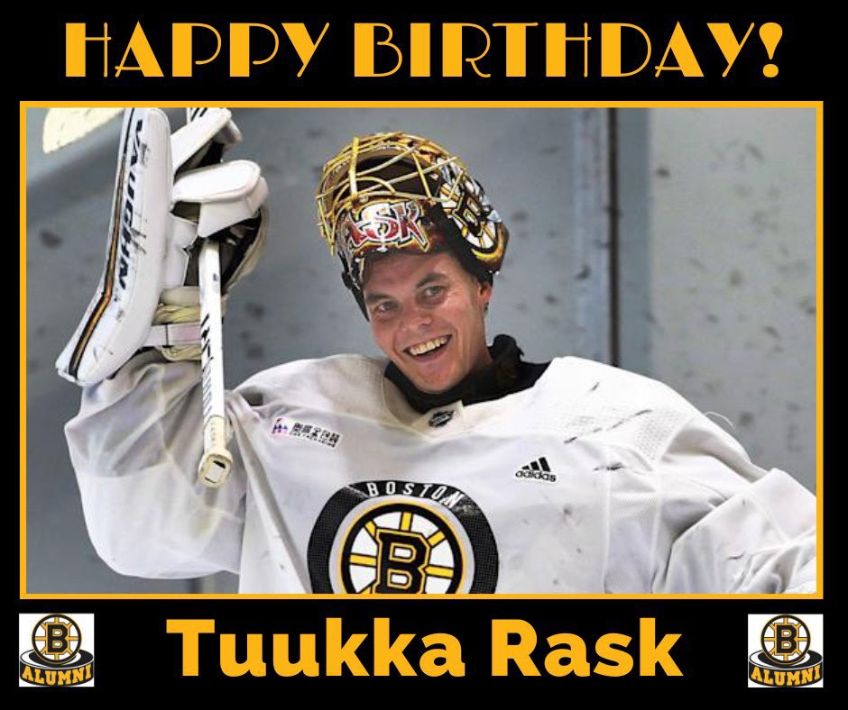 Happy Birthday Tuukka Rask, Born March 10, 1987 in Savonlinna, Finland 