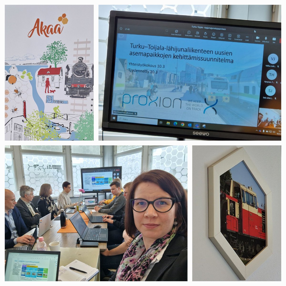 Paikallisjunaliikenteen kehittämisen momentum on nyt! Tänään palaveerattiin aiheesta Toijalan asemalla.