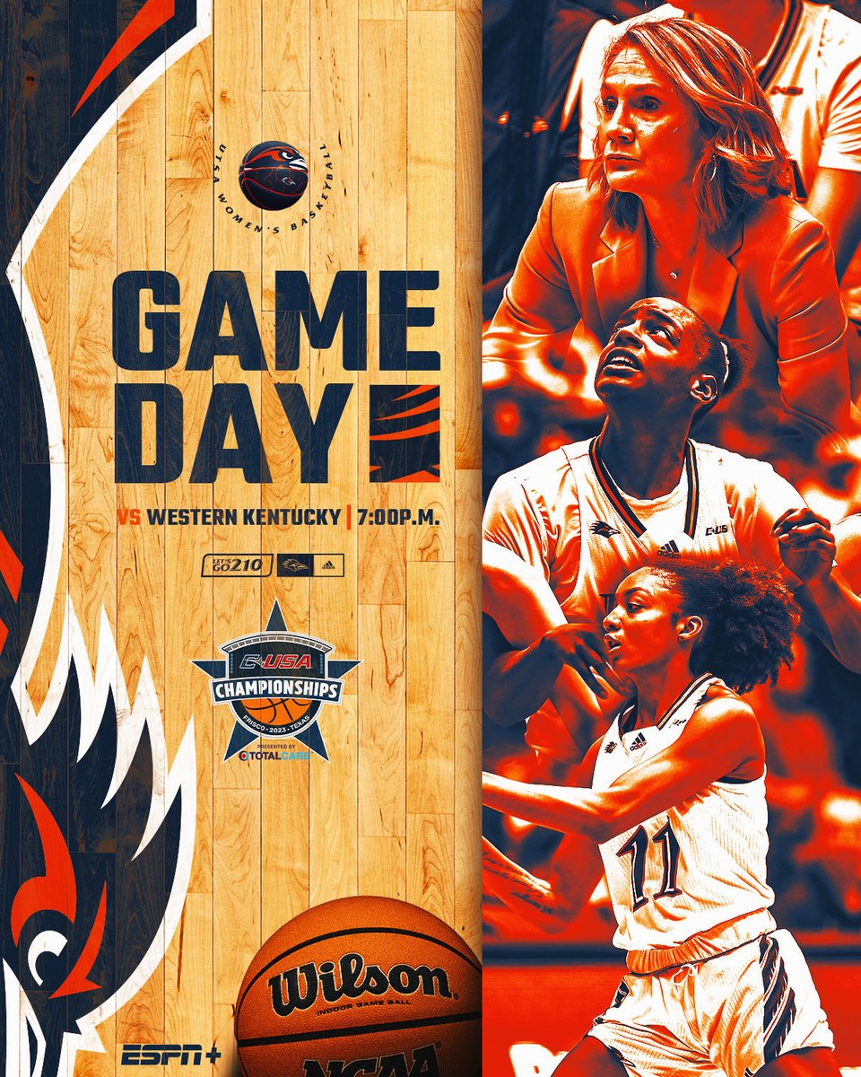 Semifinals tonight! 🤩

🆚 #2 seed WKU
📍 Frisco, Texas
🏟 The Star
⏰ 7 p.m.
📰 bit.ly/3yp8ZBs
🎟 GoUTSA.com/WBBTix
📊 GoUTSA.com/WBBStats
📺 GoUTSA.com/WBBVideo 
📻 GoUTSA.com/WBBAudio

#BirdsUp 🤙 | #OwnIt | #LetsGo210