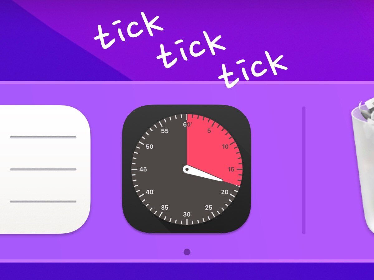 ICYMI, I just launched an update to Time’s Up! Timer, my kid-friendly focus timer app. Version 1.6 adds a live updating Dock icon! 

Download it for free on iOS, macOS, and tvOS: itunes.apple.com/app/id15504566…