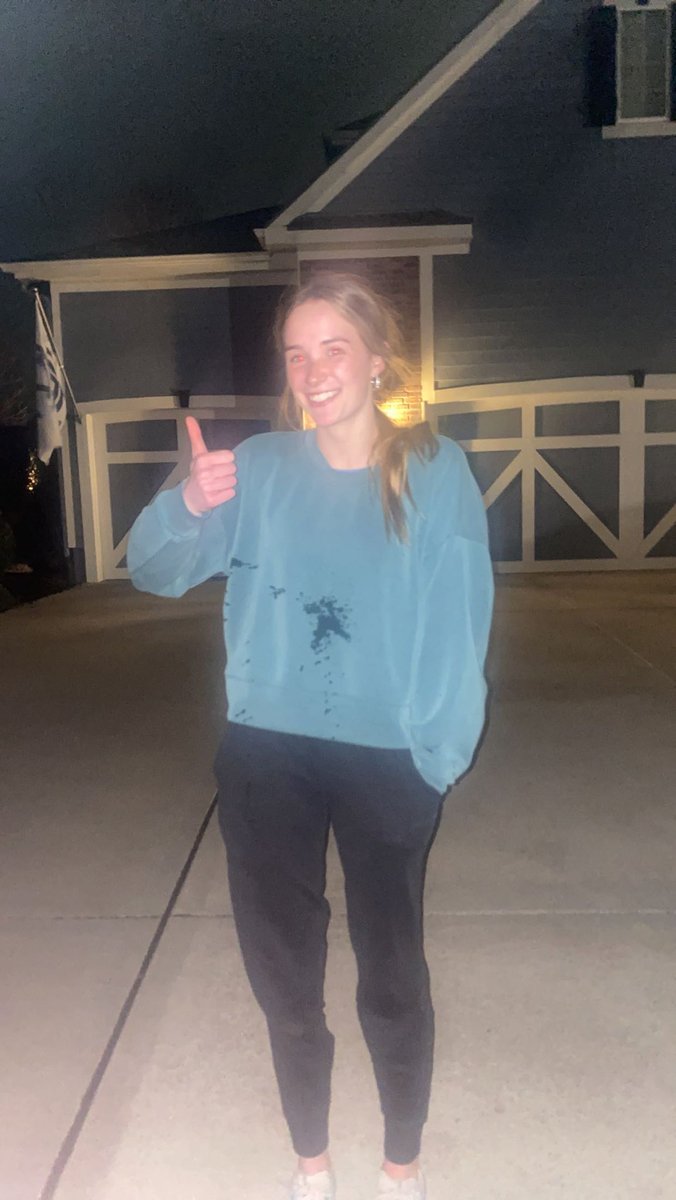 Libby S got out outside her house by Amit K!