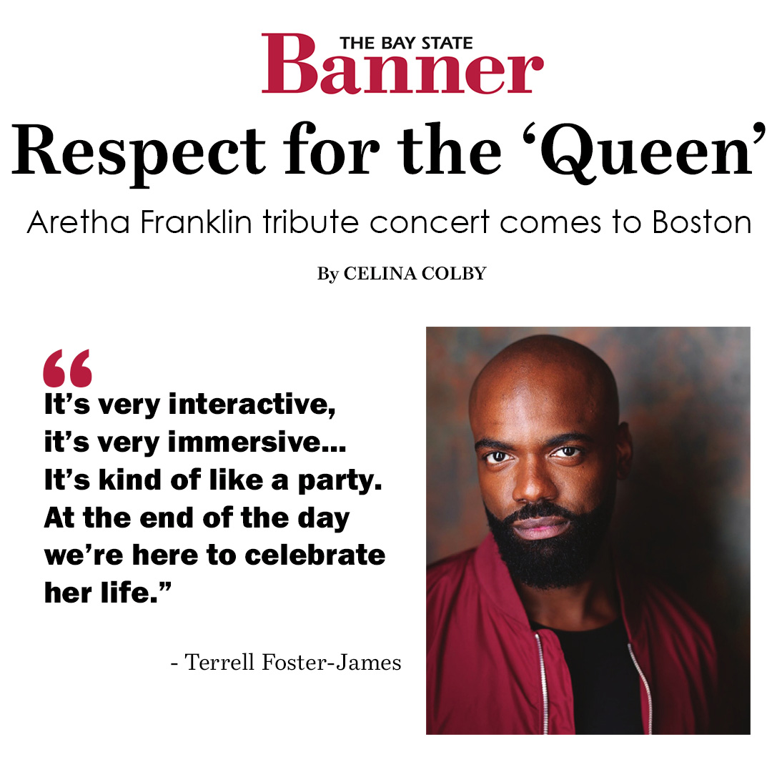 EmColonial's tweet photo. The whole city is BUZZING about #RespectOnTour! 🎵 @BayStateBanner chatted with Chelsea Native #TerrellFosterJames about the legacy of #ArethaFranklin and how it feels to be back performing in his home state. To read the full article → https://t.co/dtqTnh6c8C (1/2) https://t.co/re5OIFD1hb