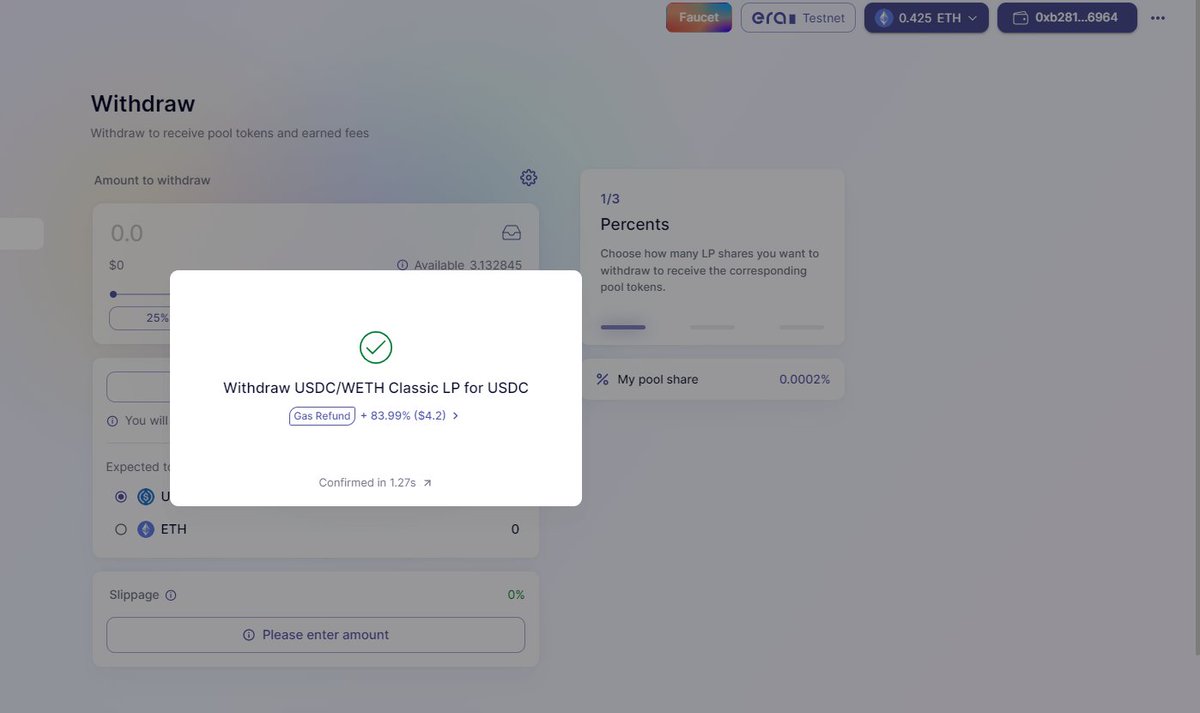 northvpn1996's tweet photo. #L222 #zkSync #Layer2 #ZKRollup #testnet #Ethereum #DeFi
SyncSwap testnet: https://t.co/cEGmcbwslx
Discord https://t.co/5q7YU10ndY
Good https://t.co/3XBLwLpv0I