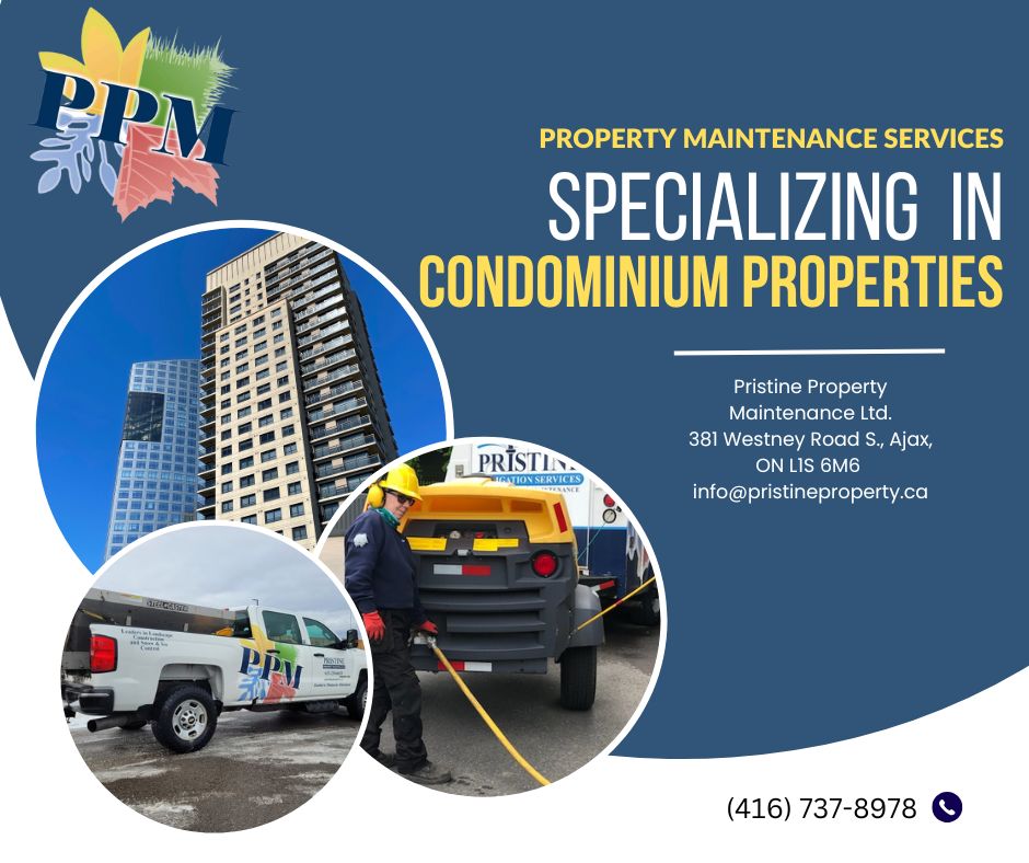 Property Maintenance Services

#condominiumproperties 
#propertyservices
#gta 
#ppm