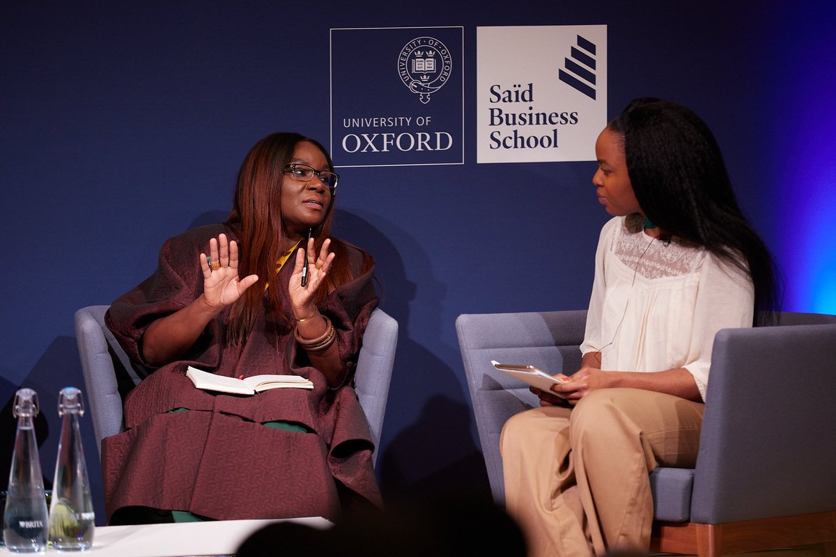 "Today's business is the green business" - <a href="/RukaSanusi/">Ruka Sanusi</a>, Executive Director of the Ghana Climate Innovation Centre, <a href="/GhaCIC/">Ghana Climate Innovation Centre</a> on the 'What does a just transition mean for Africa' panel. #oxfordafricabusinessforum