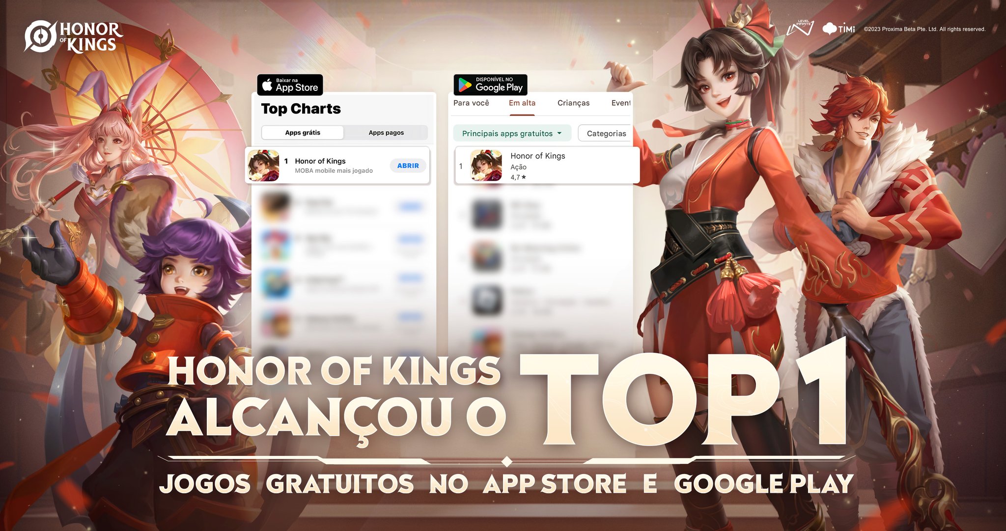 Honor of Kings Brasil on X: Uhuuuu! 🥳 Nós estamos muito felizes