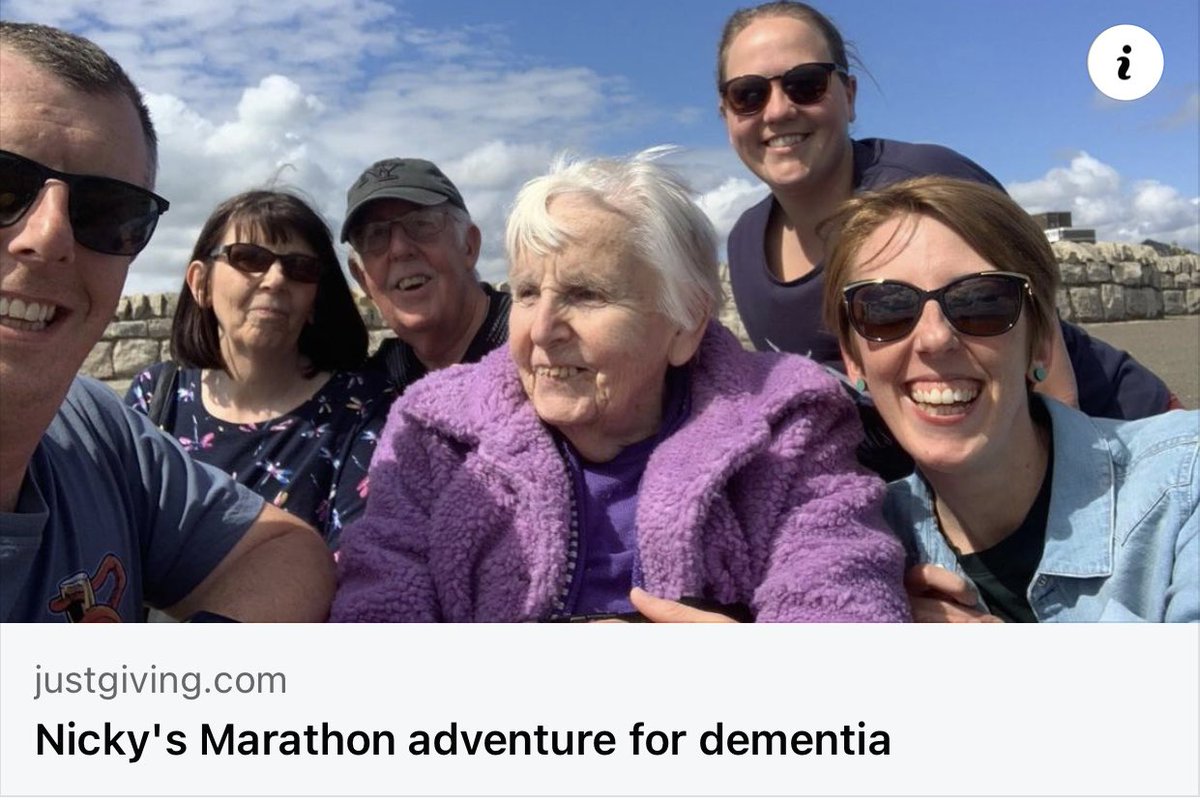 Today’s Fundraiser Friday is Nicky … read more about her story here 👇🏻 #CoventryRunner #FundraiserFriday #AlzheimersSociety 💙