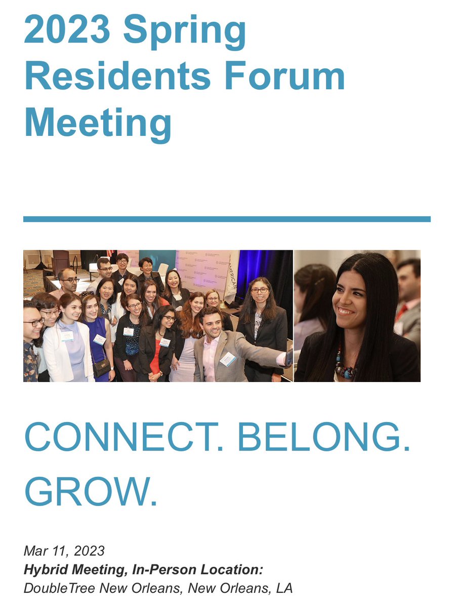 Sara_Jiang's tweet image. 🎉Pathology med students and trainees:
👏🏼Whether you’re coming to #USCAP2023 New Orleans or at home, join us for the Spring Residents Forum meeting TOMORROW!
🤩Excited to share the stage with @EEVMD @ALBoothMD @Dana_E_Martin and star moderator @Mattcrophage Sat AM!