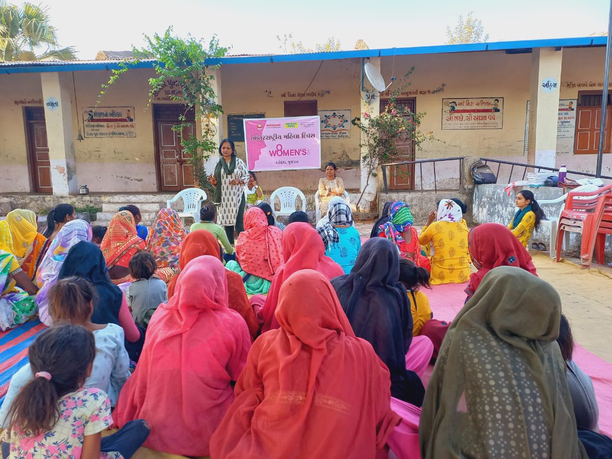 psushila92's tweet photo. @ActionAidIndia team celebrated #IWD2023 at Saidal village of Waghodiya block with the support of @_mukulmadhav  in which 60 women and youth from tribal community were participated.
@sndeep @prk_2016 @nitsrao https://t.co/SU16dCYCrr