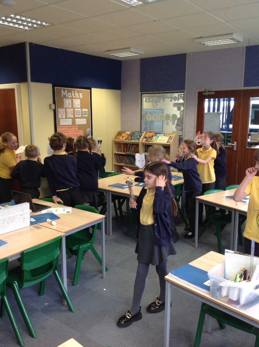 ferndownfirst's tweet photo. A Wolf Party In Year 3 - The children had a wolf party today like in the story they are reading, ‘The Wolves in the Wall'. They thoroughly enjoyed making wolf masks and pretending to be ... - Read More @ - https://t.co/H02eeoxlou https://t.co/Kvg215rSLS