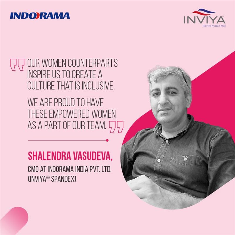 inviyaindorama's tweet photo. At INVIYA®️, we believe in the power of an enabled and inclusive team!
.
.
#inviya #inviyaspandex #fridaywisdom #womensday #women https://t.co/3Dittym3nr
