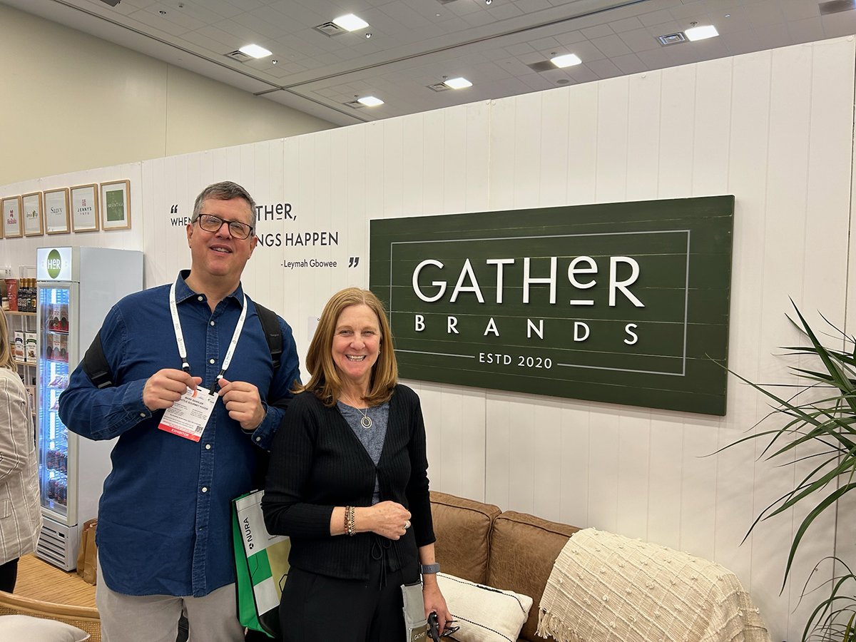 Torch Group’s Mark Sandler had a great time meeting with <a href="/gatherbrands/">Gather Brands</a> at Expo West this week!

Mark will be at the show until March 11! Schedule a time to connect with Mark to discuss adding talent to your executive leadership team: bit.ly/3mHb7lH #expowest