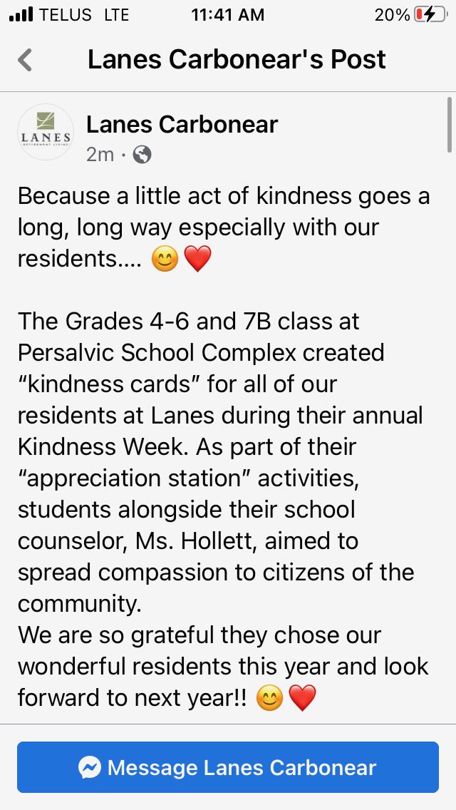 Way to go, Elementary Panthers! Sharing kindness..