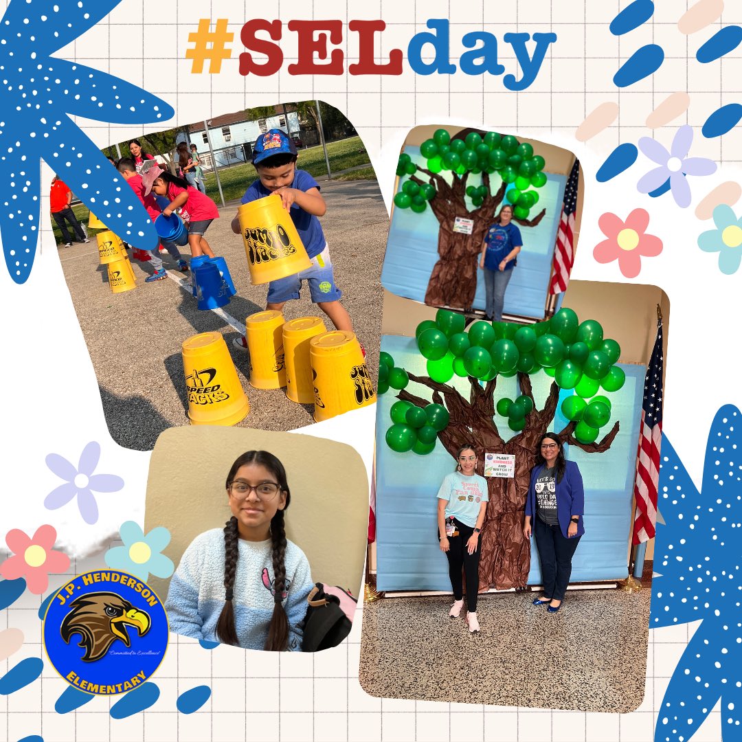 SEL day is here and our students are shinning bright this morning with amazing activities 🫶🏻
#SELhisd #SELmatters 
<a href="/HoustonISD/">Houston ISD</a> #teamHISD  @MGuzmanguerra1 <a href="/Erwin_Garcia_/">Erwin Garcia, Ed.D.</a> <a href="/ESO3_HISD/">ESO3</a> <a href="/JP_Falcons/">JP Henderson ES</a> <a href="/HISD_ACC/">Counseling Department</a>
 #HISDSEL #HoustonISD @CASELorg 
@SEL4us