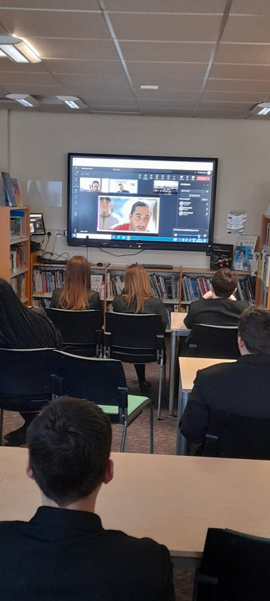 sthildscareers's tweet photo. Lunchtime with Jacobs.  Pupils in Y9-11 gave up their lunchtime today to share it with Jacobs and find out what Career Pathways the company can offer.  Thanks to Beth Watt and Mike Bowen for joining us. https://t.co/SeLGuXfLIK