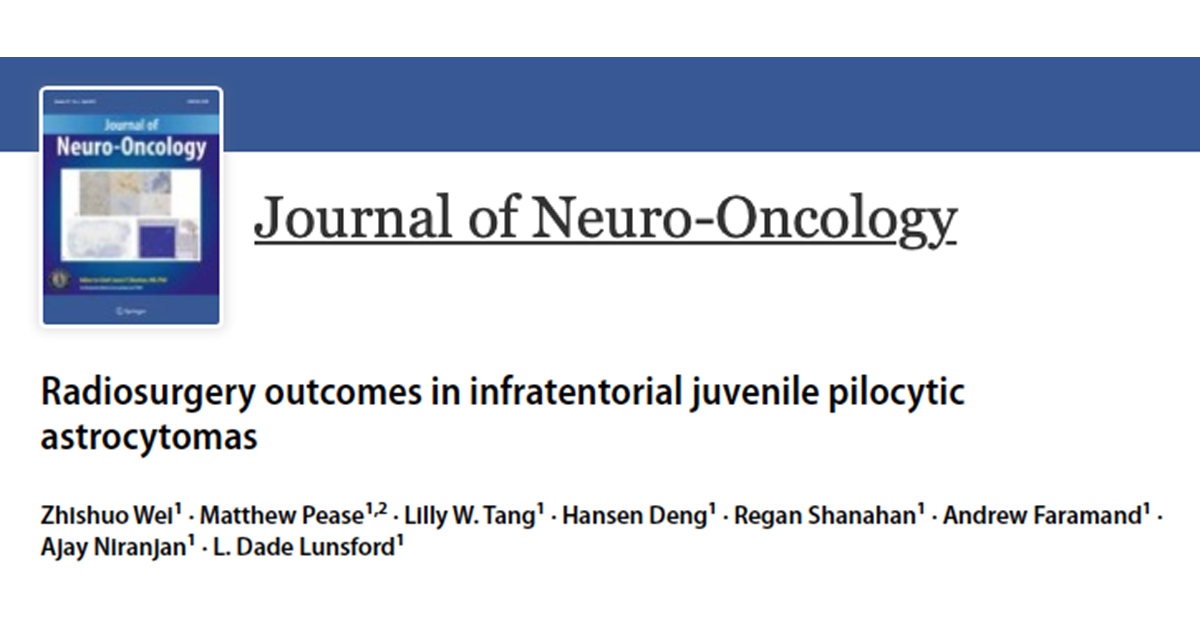 Stereotactic radiosurgery is valuable alternative to initial or repeat resection for deep seated infratentorial juvenile pilocytic astrocytomas patients. Study found no survival differences between patients who had primary and salvage SRS. bit.ly/3T791r5