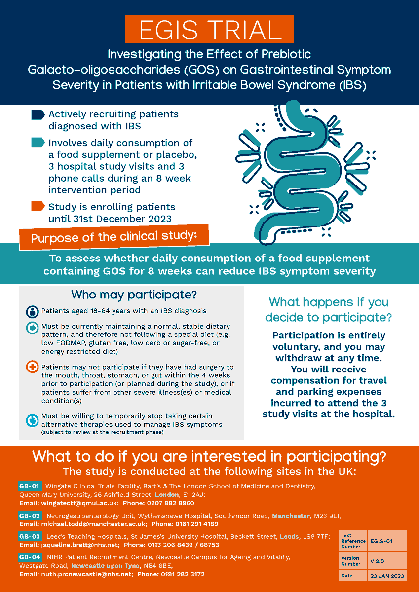 CRDCNewcastle's tweet photo. Find out more about the EGIS trial, a study we are currently running at PRC: Newcastle🔍

If you are aged between 18-64 and have #IBS, then you may be eligible to take part 👇 https://t.co/ghCs5Vq3qn