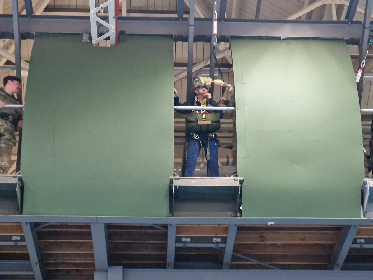 RAF Experience Camp Day 4 saw cadets visit our big brother <a href="/70SqnA400M/">70 Sqn A400M ATLAS</a> <a href="/RAFBrizeNorton/">RAF Brize Norton</a> to get hands-on with the A400M controls along with a visit to @99Sqn, indoor climbing wall and the Airborne Delivery Wing for parachute training input