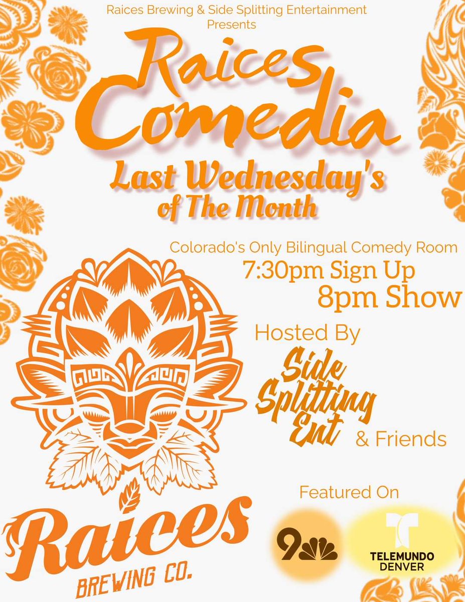 Couple of times now....I have seen <a href="/EricaLopezTV/">Erica Lopez</a> highlight Colorado Comedy...🔥🔥🔥 Appreciate that...but lets talk to...the Curator of Colorado's Only Bilingual Comedy Room &amp; Festival....and highlight the Latino Comedy community here in Colorado.