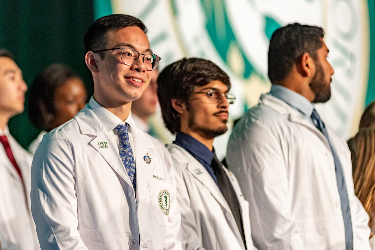 USFHealthMed's tweet photo. The #futuredoctors of the #Classof2023 are almost to the finish line of their #medschool journey! We'll see if the Luck of the Match is on their side one week from today! https://t.co/lU3xkPjktS