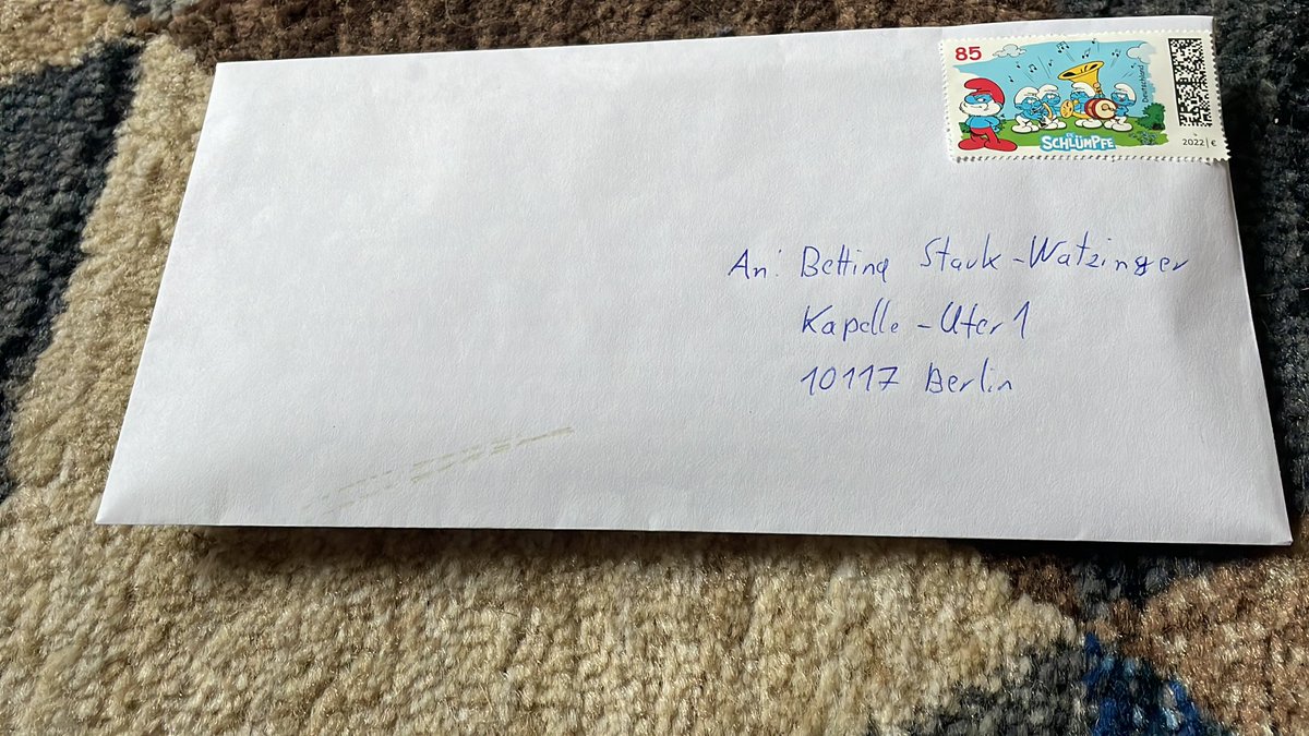 #LetterForBettina   Nachschub