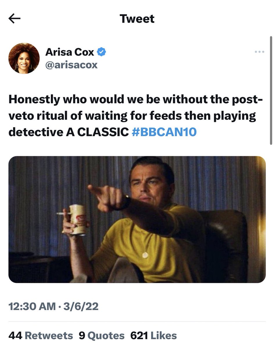 Austinsscott's tweet photo. @arisacox said it herself #BBCAN11 #BBCAN #BBCAN10 https://t.co/CEhfUYrdvw