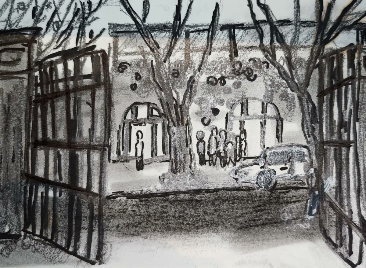 baidingLi's tweet photo. 上���写生（Shanghai Sketch）#pintingfromlife  #sketching #Watercolor #life  #trip #Shanghai  #寫生  #写生  #素描  #绘画 #pinting https://t.co/wa76HJDB9D