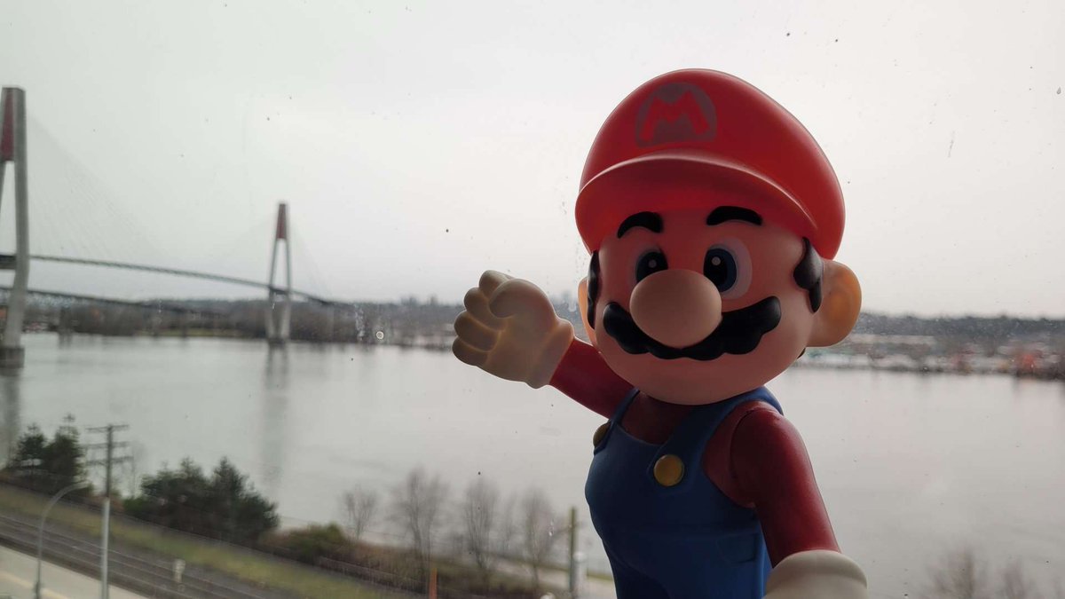 Happy Mar10 Day from New Westminster! We have a guest in our offices this morning.