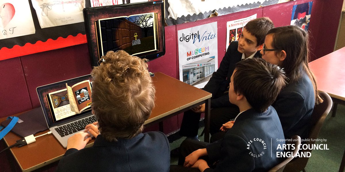 New videogame development &amp; code club. Beginner to experienced. Join Digital Writes at the Museum of Computing to make a full-scale survival-horror, to be published on the top online game stores. Create characters and objects, design levels, write code. bit.ly/DWDevs