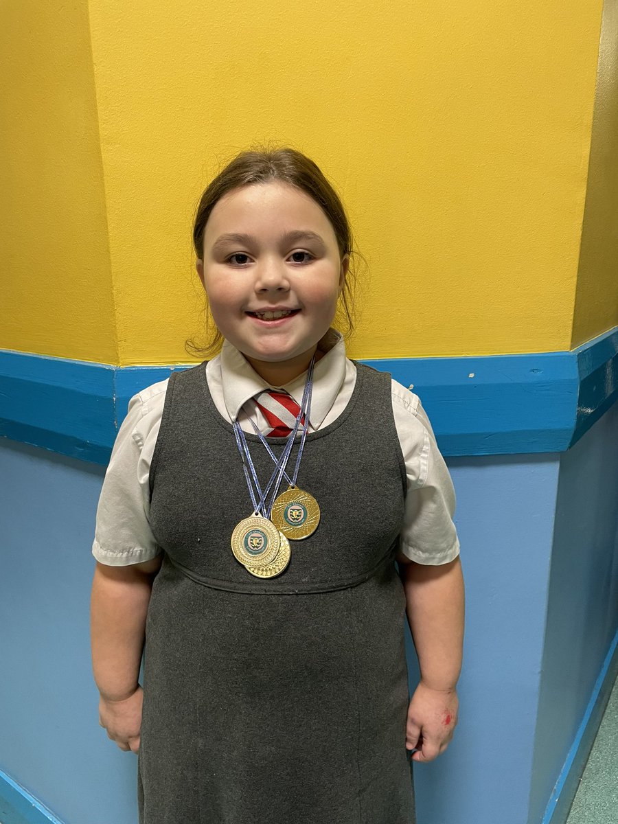 Congratulations on winning these 3 medals for Irish dancing 👏👏👏<a href="/principalhfps/">HolyFamilyPSDerry</a>