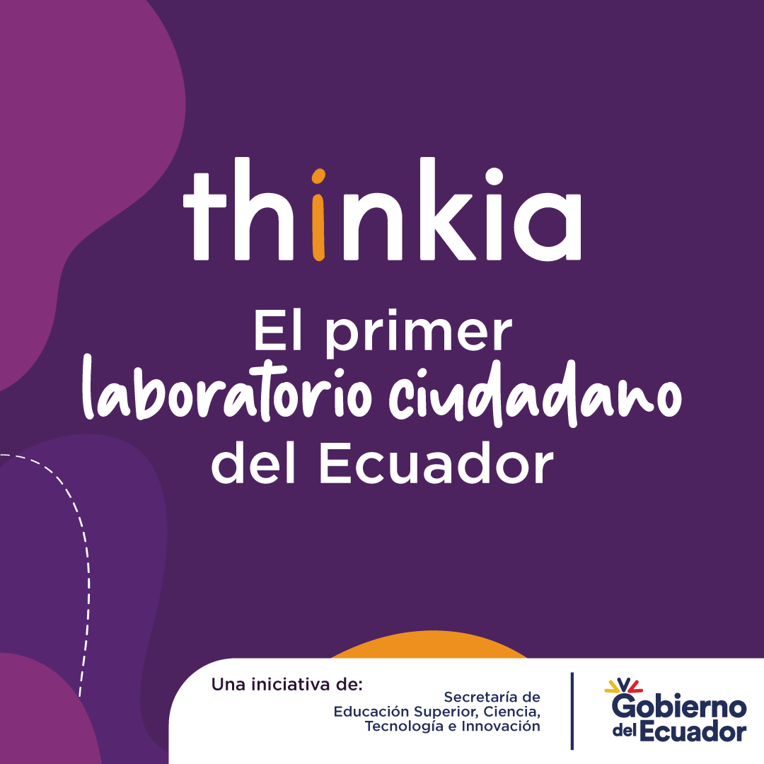 ThinkiaLab's tweet image. Thinkia, el primer laboratorio ciudadano del Ecuador, trabaja para fortalecer los procesos de innovación y contribuir al bienestar social.

Sin importar donde estés, escríbenos a 𝘁𝗵𝗶𝗻𝗸𝗶𝗮𝗹𝗮𝗯@𝗴𝗺𝗮𝗶𝗹.𝗰𝗼𝗺 y compártenos tus proyectos e iniciativas de innovación.