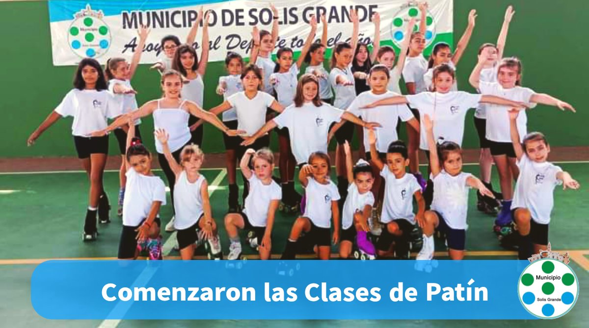 🛼 Este mes comenzaron las clases de Patín en el Gimnasio Municipal "Domingo Burgueño Miguel ".

👧 Las clases están a cargo de la profesora Mica Martino

💜 Con muy buena concurrencia, ¡les deseamos un excelente año!