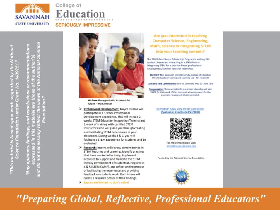 SSU College of Education tweet media